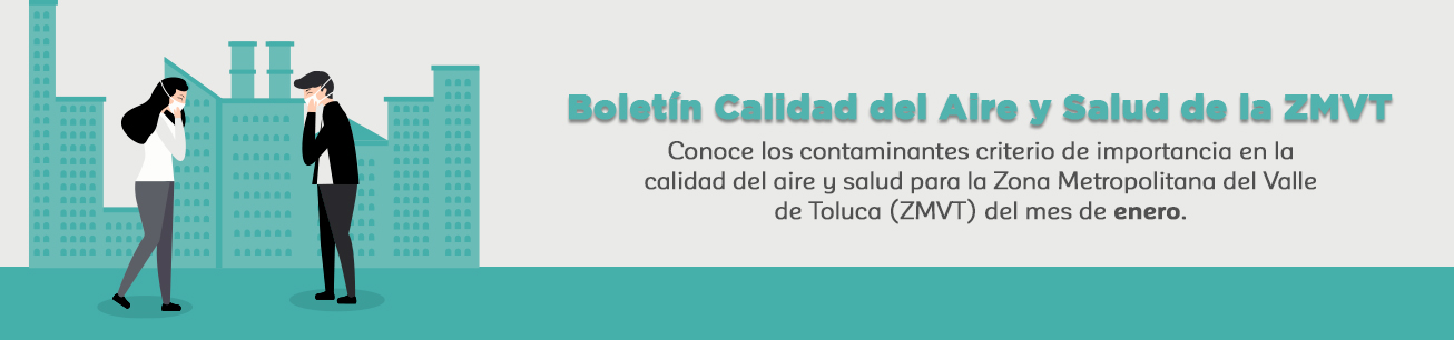 Boletín de Calidad del Aire y Salud de la ZMVT Enero